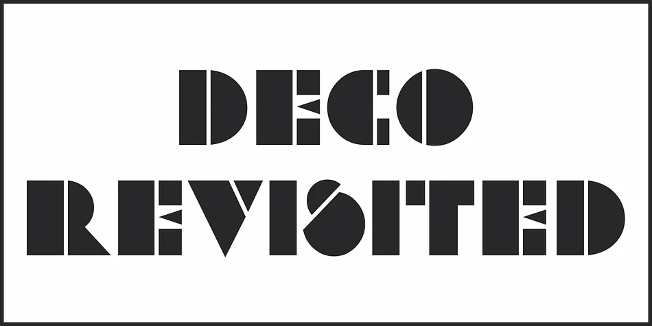 DECO REVISITED JNL by Jeff Levine Fonts — Decorative Font — thumbnail 2