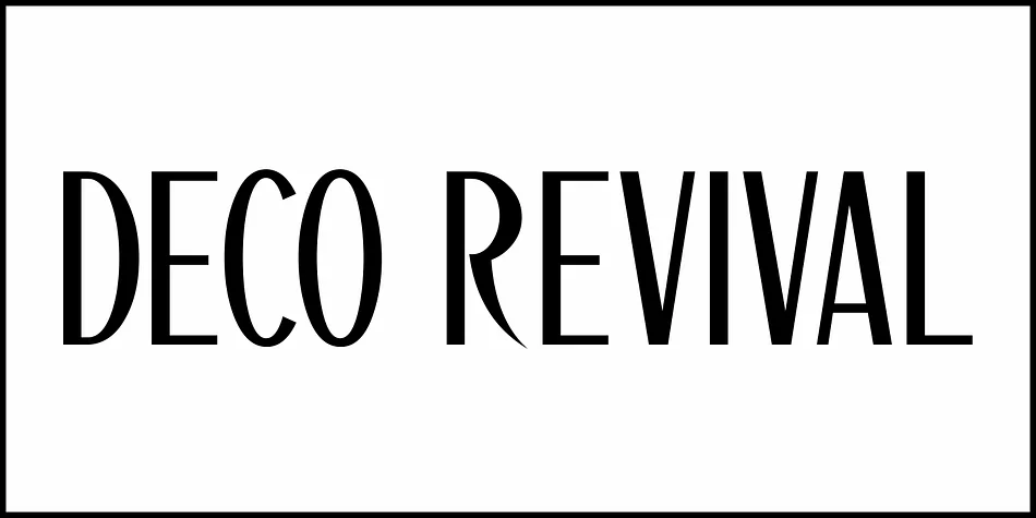 DECO REVIVAL JNL by Jeff Levine Fonts — Decorative Font — thumbnail 2