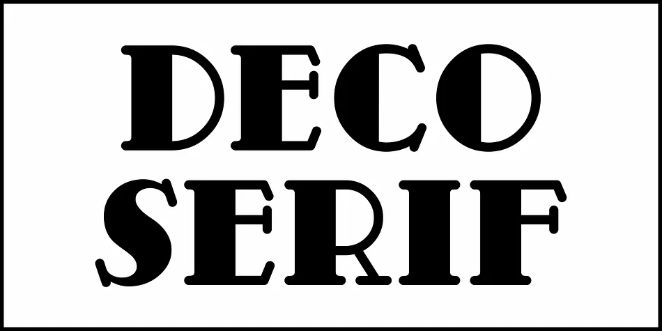 DECO SERIF JNL by Jeff Levine Fonts — Decorative Font — thumbnail 2