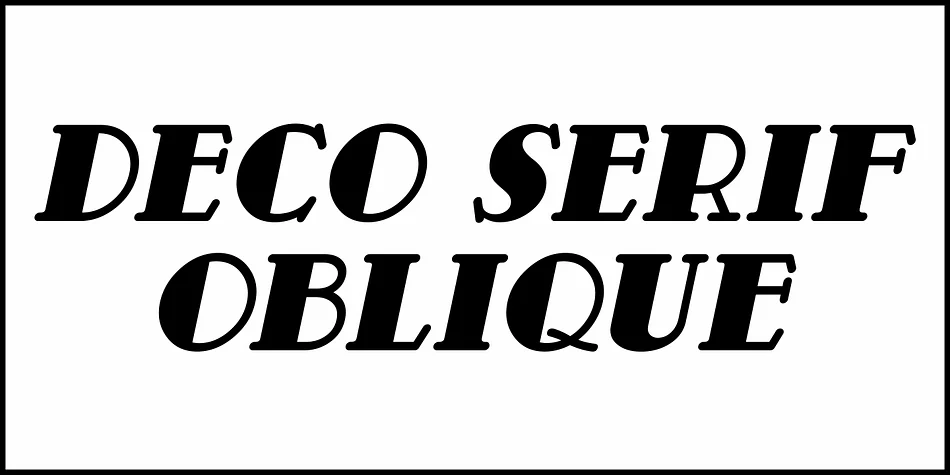 DECO SERIF JNL by Jeff Levine Fonts — Decorative Font — thumbnail 4