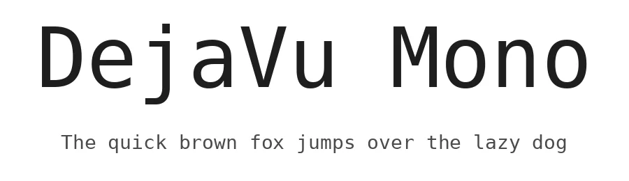 DejaVu Mono