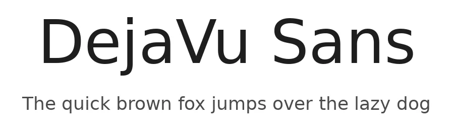 DejaVu Sans