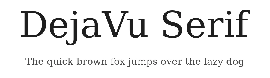 DejaVu Serif