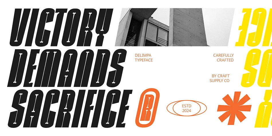 Delimpa by Craft Supply Co. — Display Font — thumbnail 2