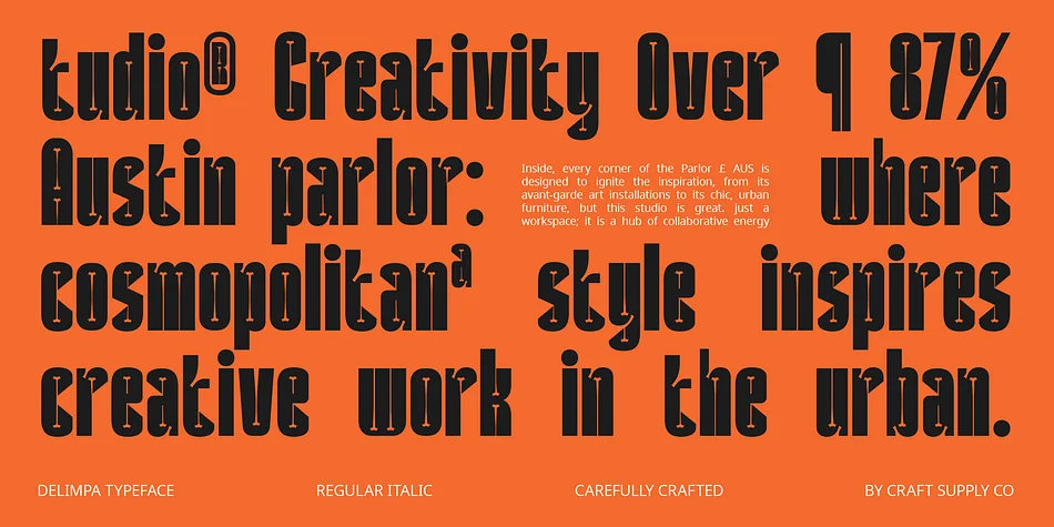 Delimpa by Craft Supply Co. — Display Font — thumbnail 4