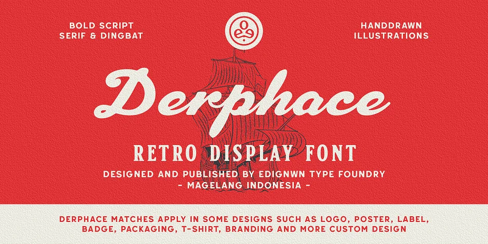 Derphace by Edignwn Type — Script Handwritten Font
