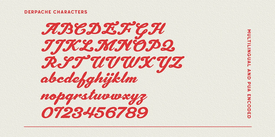 Derphace by Edignwn Type — Script Handwritten Font — thumbnail 7