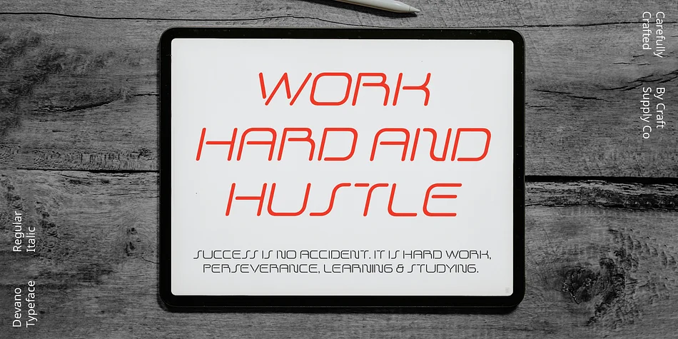 Devano by Craft Supply Co. — Display Font — thumbnail 5