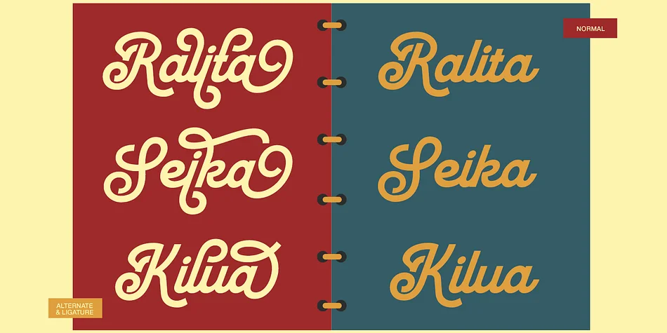 Dh Kellia by Dharmas Studio — Decorative Font — thumbnail 5
