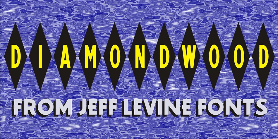 Diamondwood JNL by Jeff Levine Fonts — Dingbats Font