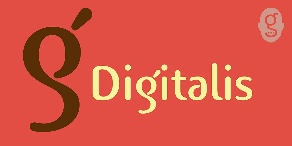 Digitalis by G-Type — Display Font