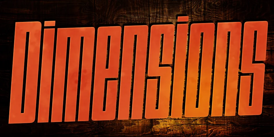 Dimensions by Dharma Type — Display Font