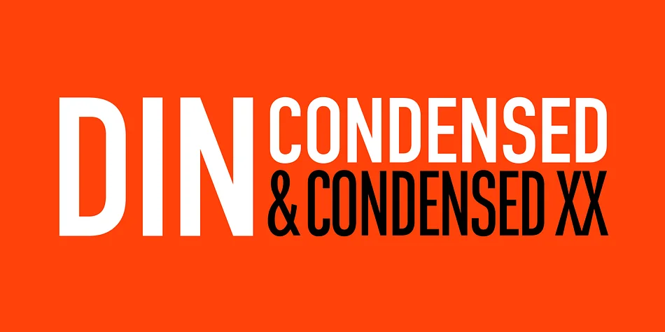 DIN Condensed by ParaType — Display Font