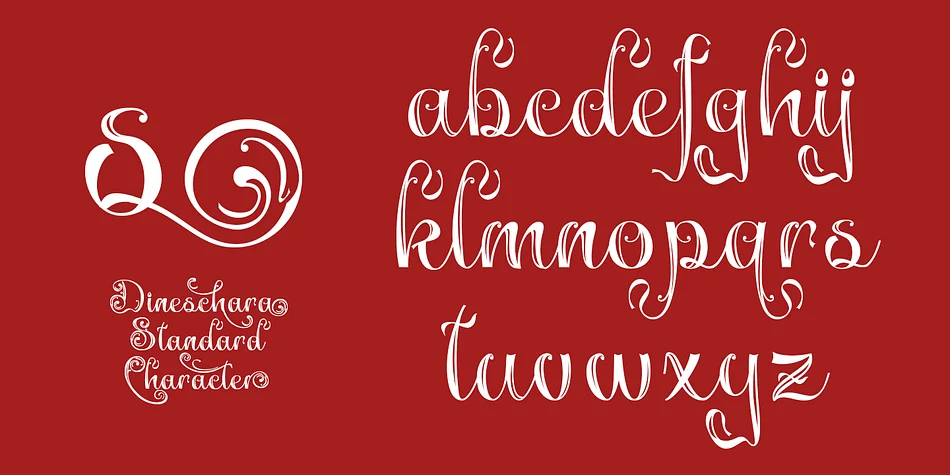 Dineschara by TypeClassHeroes — Decorative Font — thumbnail 5
