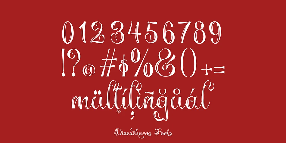 Dineschara by TypeClassHeroes — Decorative Font — thumbnail 7