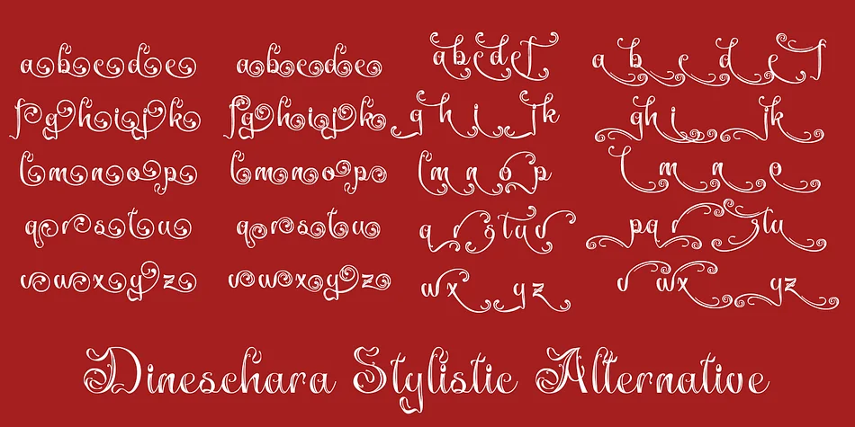 Dineschara by TypeClassHeroes — Decorative Font — thumbnail 9