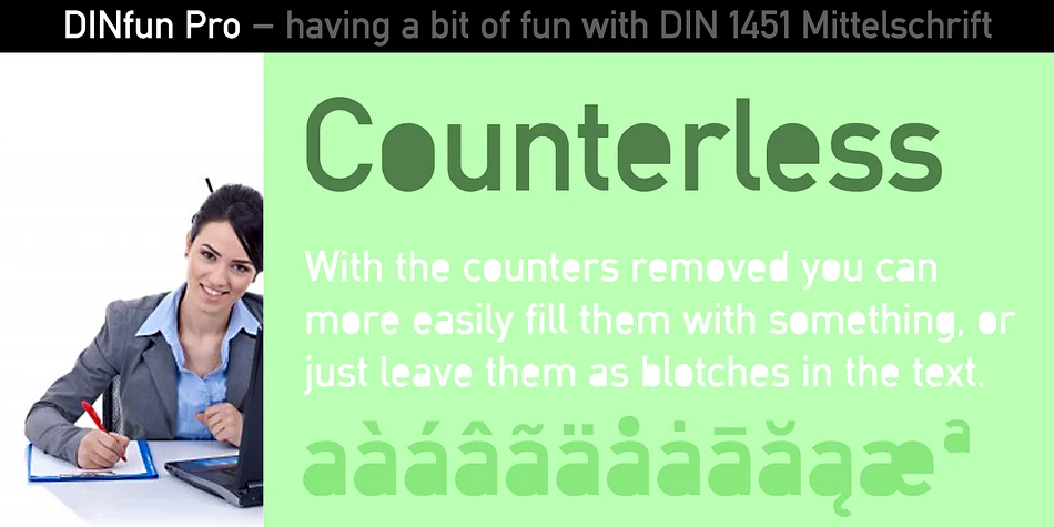 DINfun Pro Grunge by CheapProFonts — Display Font — thumbnail 4