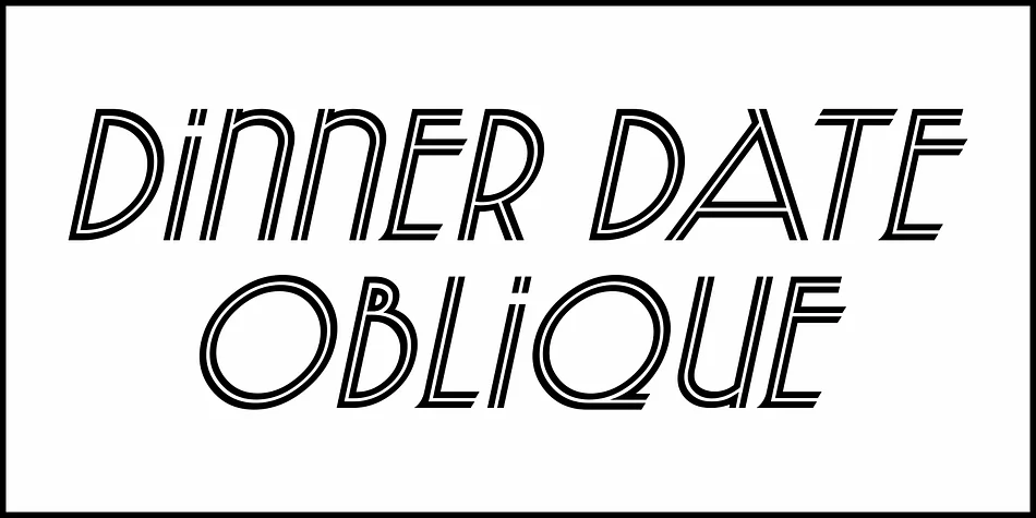 Dinner Date JNL by Jeff Levine Fonts — Decorative Font — thumbnail 5