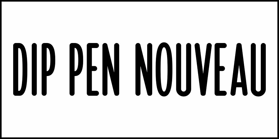 Dip Pen Nouveau JNL by Jeff Levine Fonts — Decorative Font — thumbnail 2