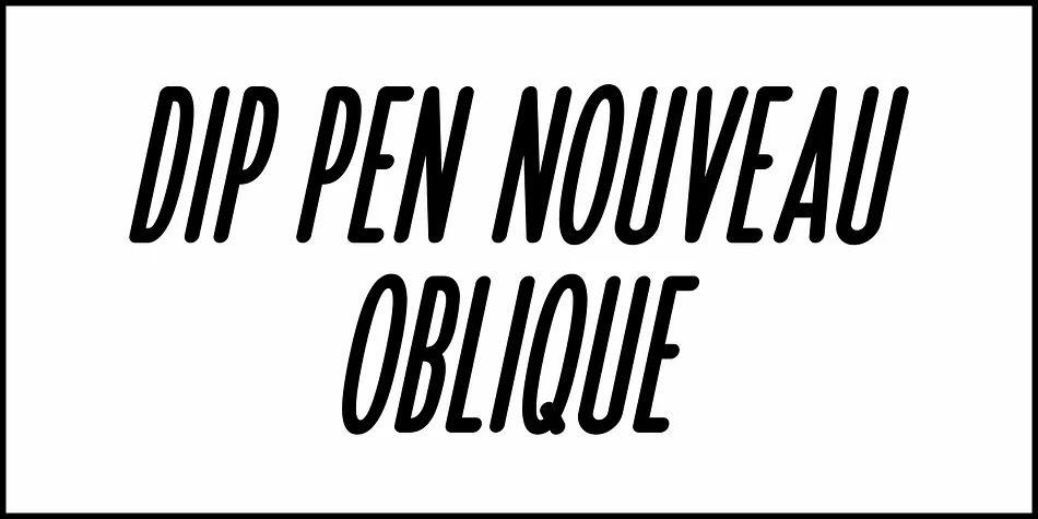 Dip Pen Nouveau JNL by Jeff Levine Fonts — Decorative Font — thumbnail 4