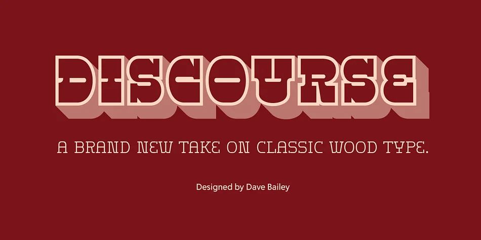 DISCOURSE by Delve Fonts — Display Font