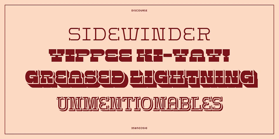 DISCOURSE by Delve Fonts — Display Font — thumbnail 2
