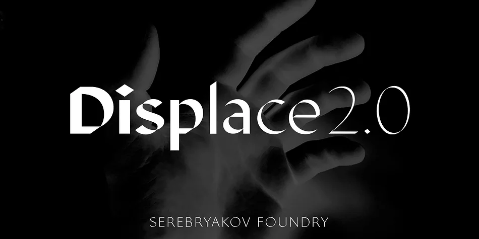 Displace 2.0 by Serebryakov β Display Font