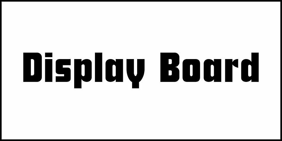 Display Board JNL by Jeff Levine Fonts — Display Font — thumbnail 2