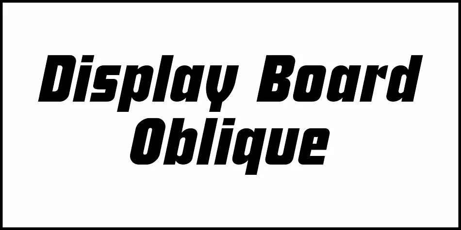 Display Board JNL by Jeff Levine Fonts — Display Font — thumbnail 4