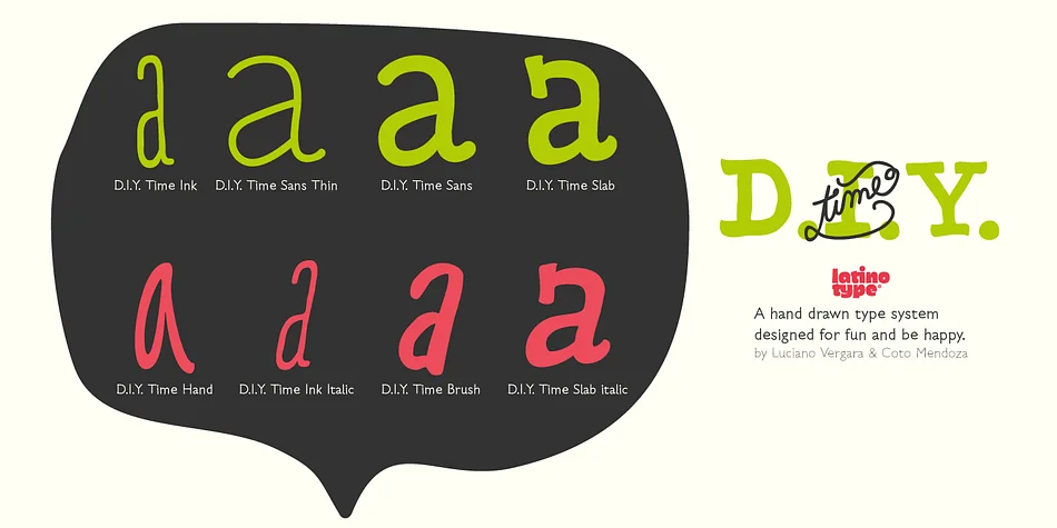 D.I.Y. Time by Latinotype — Dingbats Font