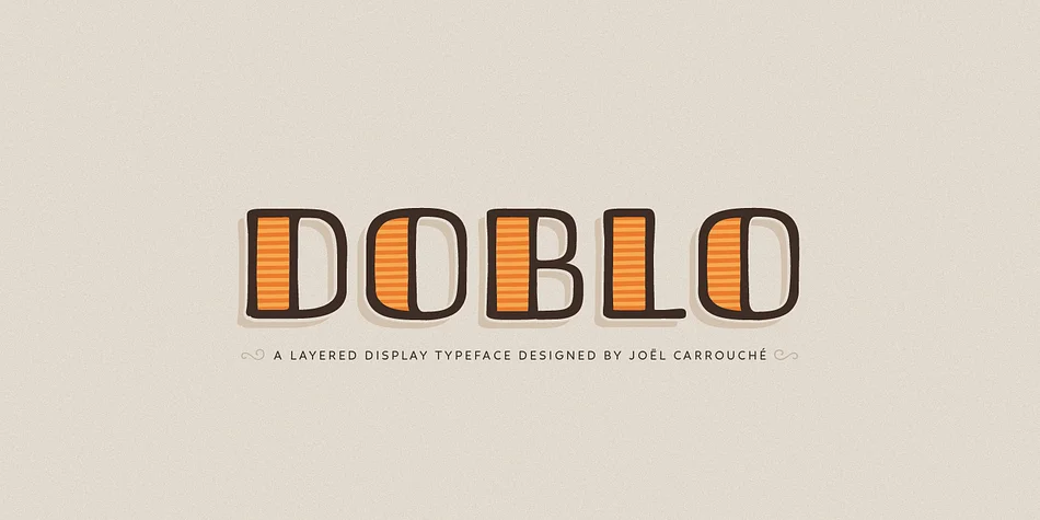 DOBLO by JCfonts — Decorative Font