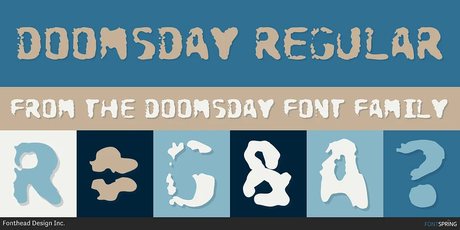 DOOMSDAY by Fonthead Design β Decorative Font