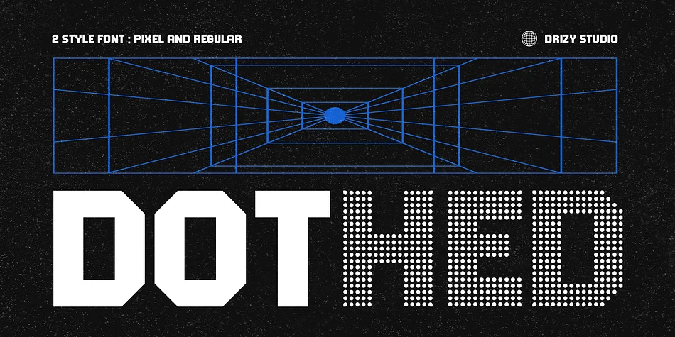 Dothed – 2 Styled Font by Drizy Font — Display Font