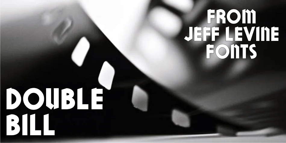 DOUBLE BILL JNL by Jeff Levine Fonts — Display Font
