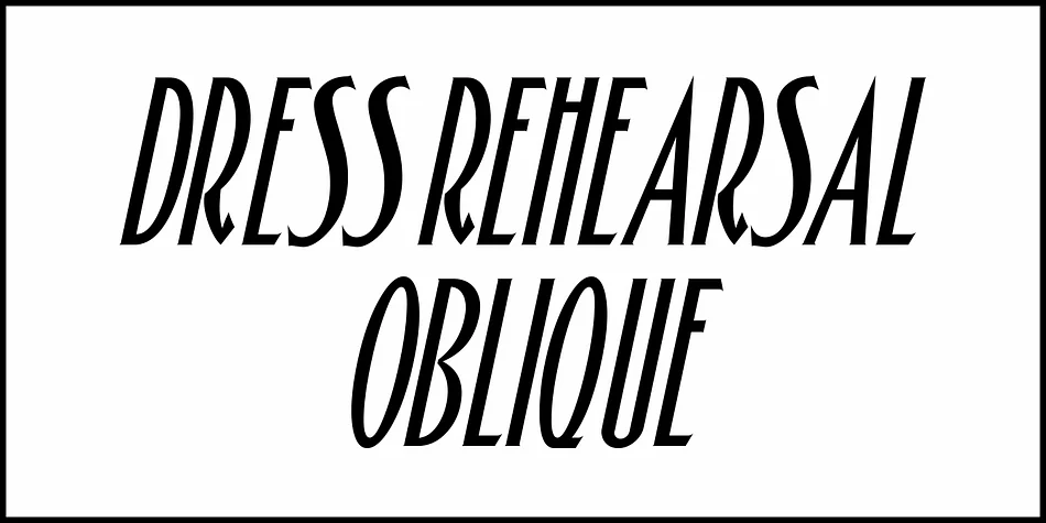 DRESS REHEARSAL JNL by Jeff Levine Fonts — Decorative Font — thumbnail 4