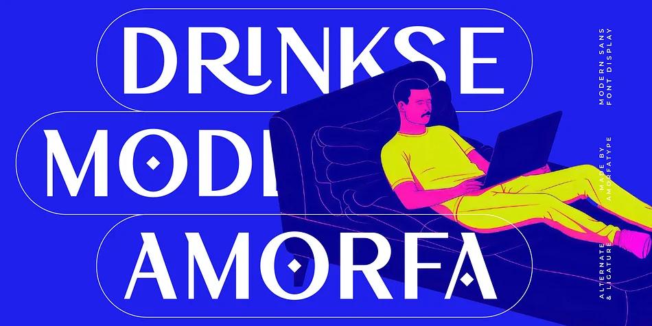 DRINKSE by AmorfaType — Display Font