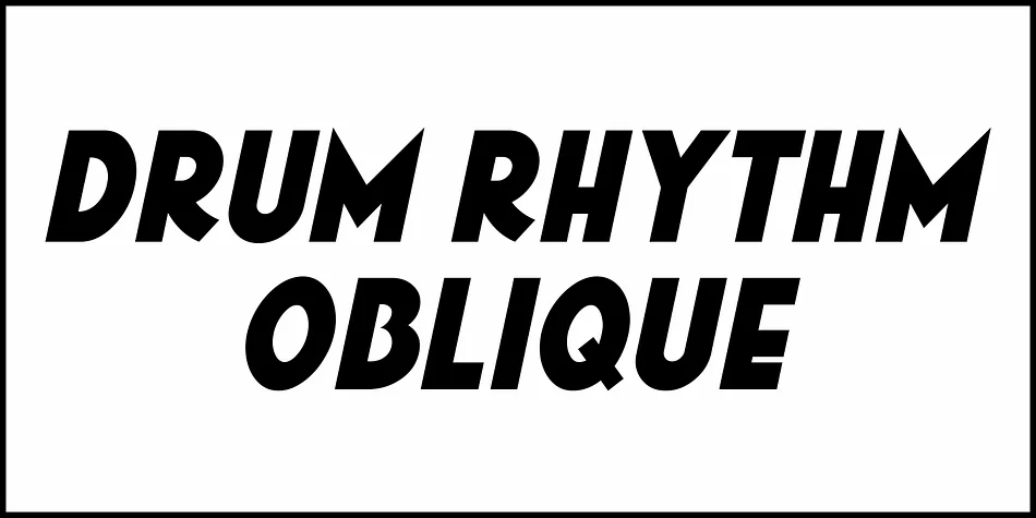 DRUM RHYTHM JNL by Jeff Levine Fonts — Decorative Font — thumbnail 4