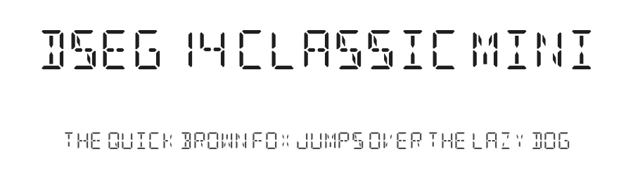 DSEG14 Classic Mini