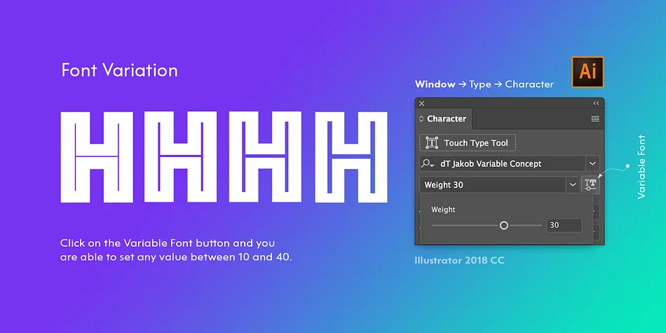 DT JAKOB VARIABLE CONCEPT by dooType — Display Font — thumbnail 3