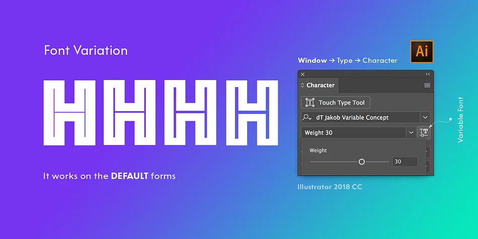 DT JAKOB VARIABLE CONCEPT by dooType — Display Font — thumbnail 4