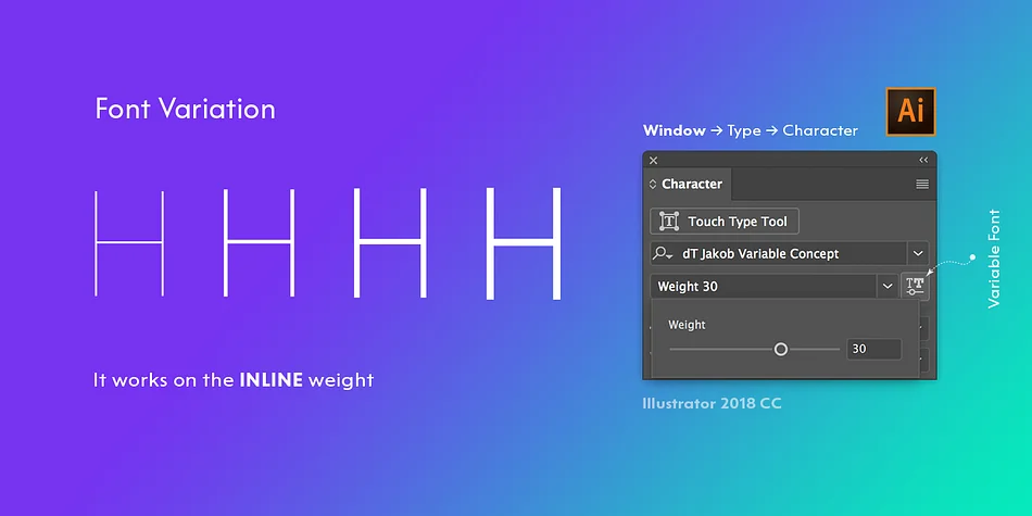 DT JAKOB VARIABLE CONCEPT by dooType — Display Font — thumbnail 5