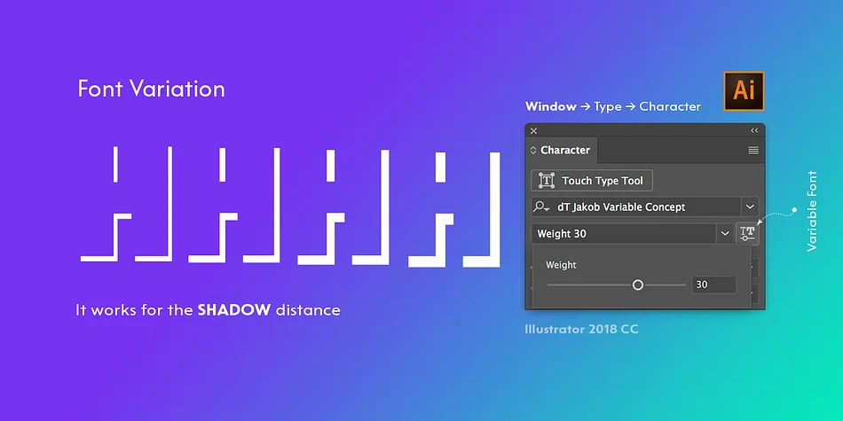 DT JAKOB VARIABLE CONCEPT by dooType — Display Font — thumbnail 6