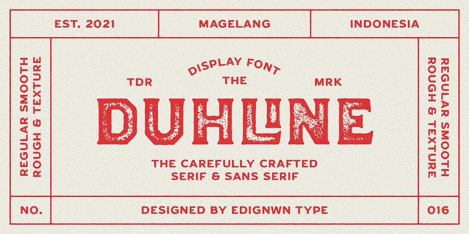 DUHLINE by Edignwn Type — Dingbats Font