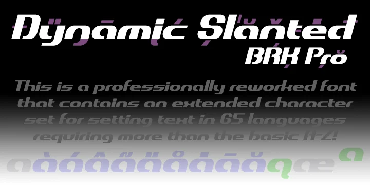 Dynamic BRK Pro by CheapProFonts — Display Font — thumbnail 3