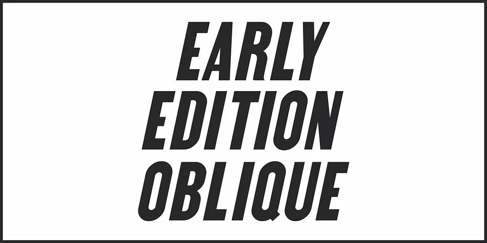 EARLY EDITION JNL by Jeff Levine Fonts — Display Font — thumbnail 4