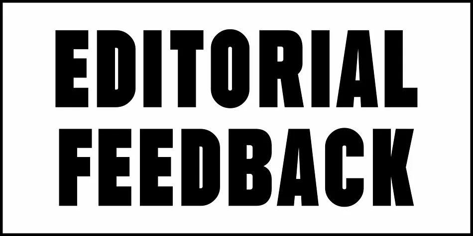 Editorial Feedback JNL by Jeff Levine Fonts — Display Font — thumbnail 2
