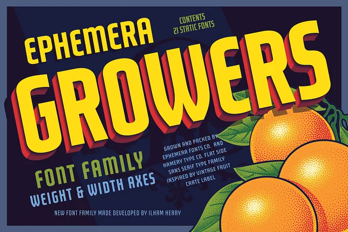 EFCO Growers by Ilham Herry — Display Font