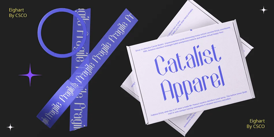 Eighart by Craft Supply Co. — Decorative Font — thumbnail 4