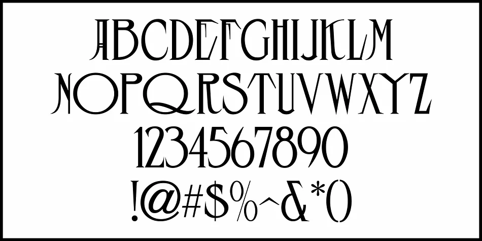 ELEGANT SHOWCARD JNL by Jeff Levine Fonts — Decorative Font — thumbnail 3