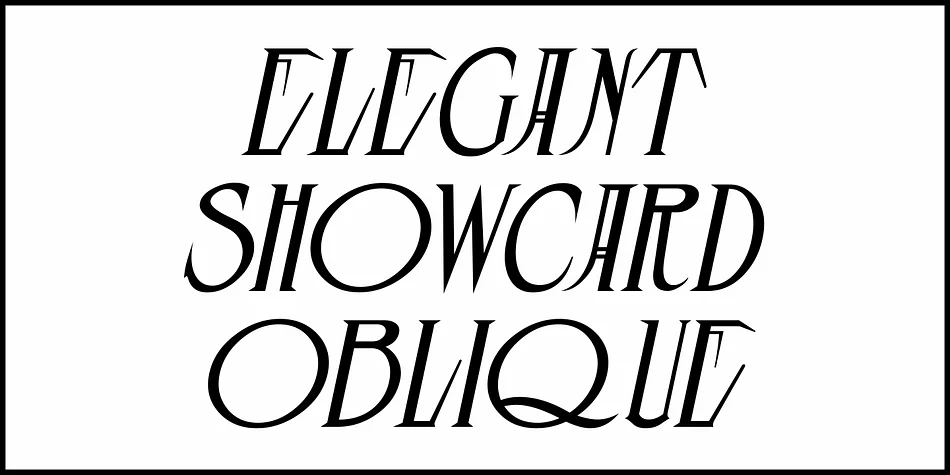 ELEGANT SHOWCARD JNL by Jeff Levine Fonts — Decorative Font — thumbnail 4